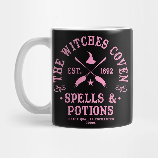 Wiccan Occult Witchcraft Witches Coven Spells & Potions by Tshirt Samurai